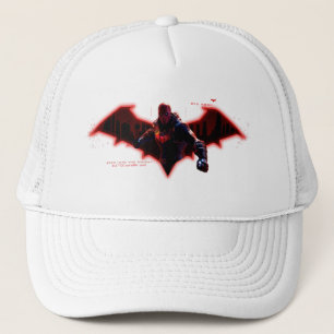 Gotham Knight Red Huva i Logotyp Keps