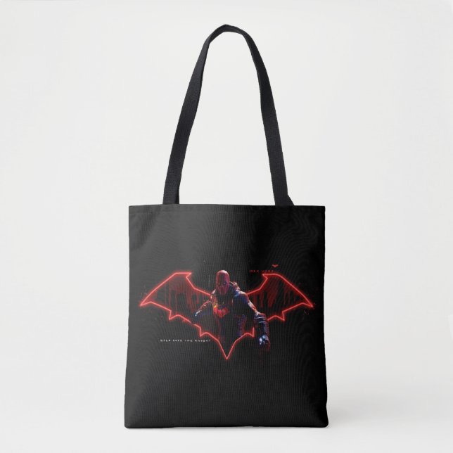 Gotham Knight Red Huva i Logotyp Tygkasse (Framsida)
