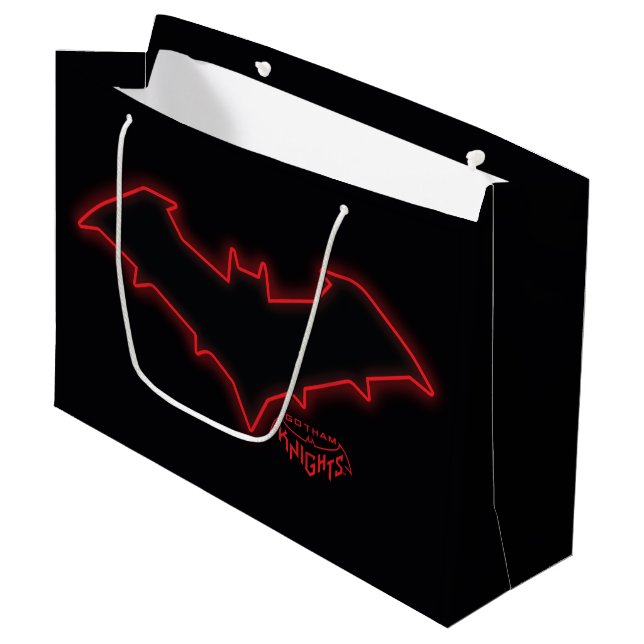 Gotham Knight Red Huva Logotyp (Framsidan Vinklad)