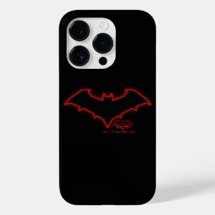 Gotham Knight Red Huva Logotyp