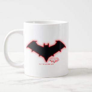 Gotham Knight Red Huva Logotyp Jumbo Mugg