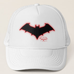 Gotham Knight Red Huva Logotyp Keps