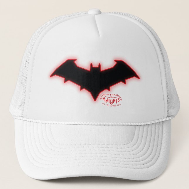 Gotham Knight Red Huva Logotyp Keps (Framsida)