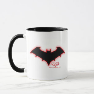 Gotham Knight Red Huva Logotyp Mugg