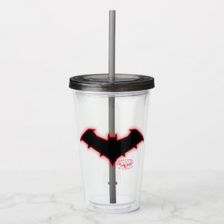 Gotham Knight Red Huva Logotyp Take Away Mugg