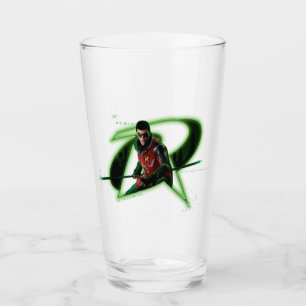 Gotham Knight Robin i Logotyp Glaskopp