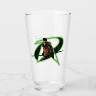 Gotham Knight Robin i Logotyp Glaskopp
