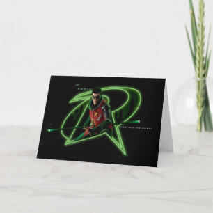 Gotham Knight Robin i Logotyp Kort