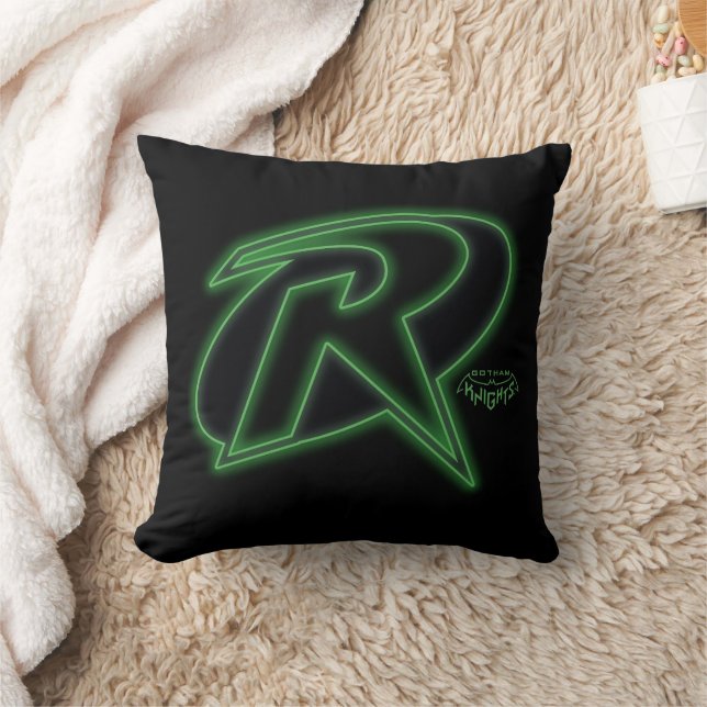 Gotham Knight Robin Logotyp Kudde (Filt)