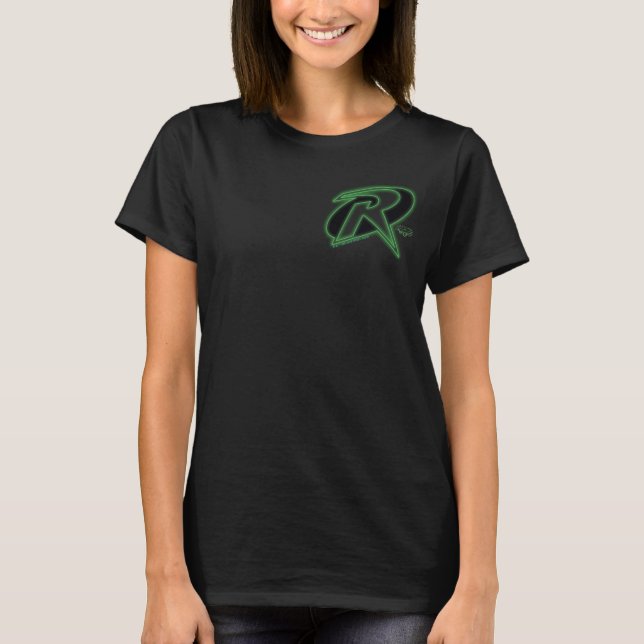 Gotham Knight Robin Logotyp T Shirt (Framsida)