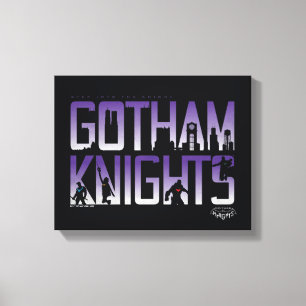 Gotham Knight Silhouettes i rubriken Canvastryck