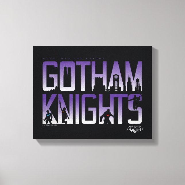 Gotham Knight Silhouettes i rubriken Canvastryck (Framsida)