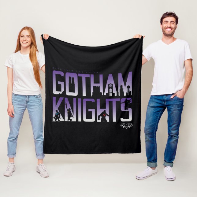 Gotham Knight Silhouettes i rubriken Fleecefilt (På plats)