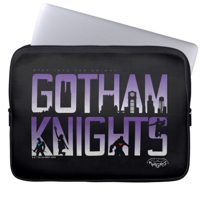 Gotham Knight Silhouettes i rubriken Laptop Fodral (Framsidan)