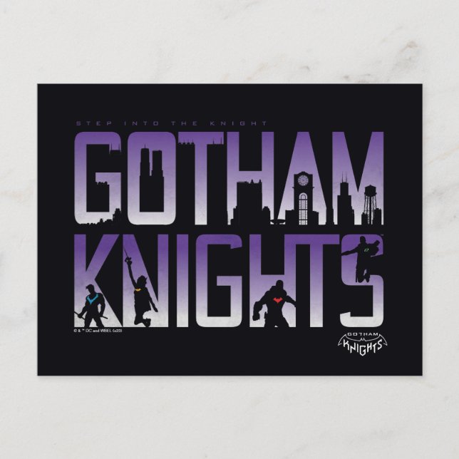 Gotham Knight Silhouettes i rubriken Vykort (Framsida)