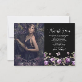 Gotham Lila & Black Moody Quinceañera Tack Kort