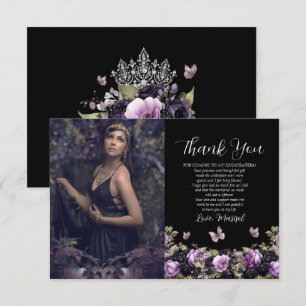 Gotham Lila & Black Moody Quinceañera Tack Kort