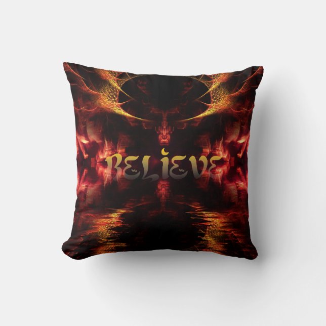 Gotham Mörk Art Tro Jumbo Cushion Pillow Kudde (Framsida)
