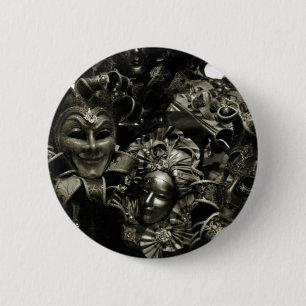 Gotham Mörk Masqueramasker Black and White Knapp