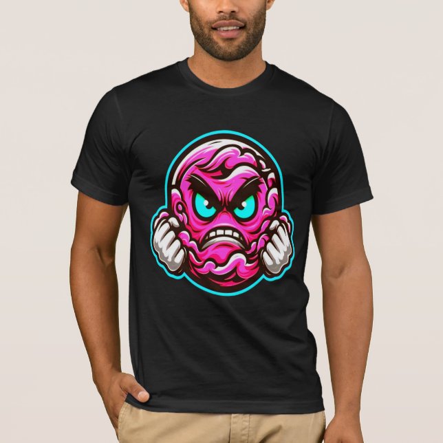 Gotham Planet - för stort för din bana T Shirt (Framsida)