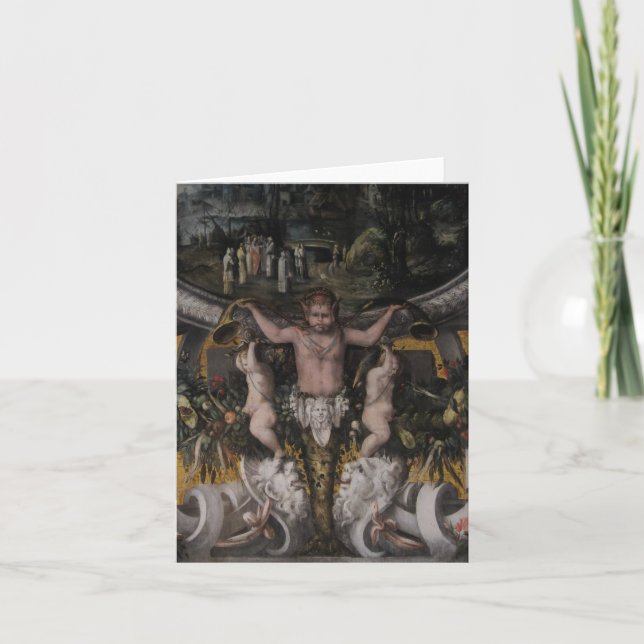 Gotham Pose ~ Hälsning och anteckningskort (Framsida)