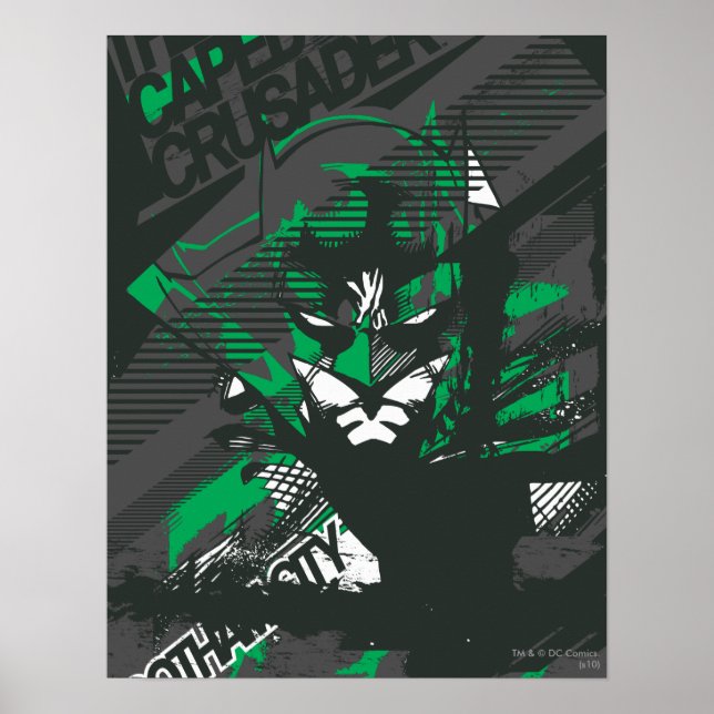 Gothams Caped Crusader Poster (Framsidan)