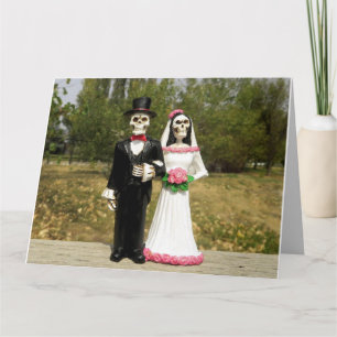 GOTHC SKELETONS BRÖLLOP GRATTIS CARDS KORT