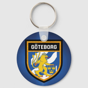 Gothenburg flagga nyckelring