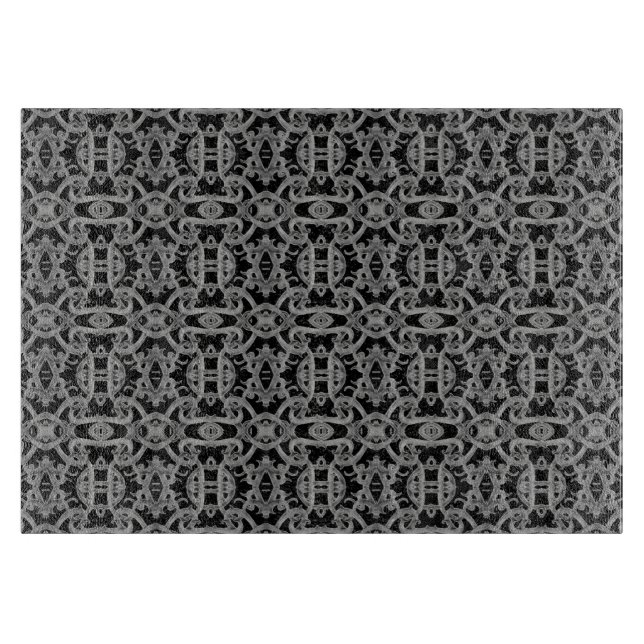 GOTHIC 11x8 Skärbräda i glas (Framsidan)