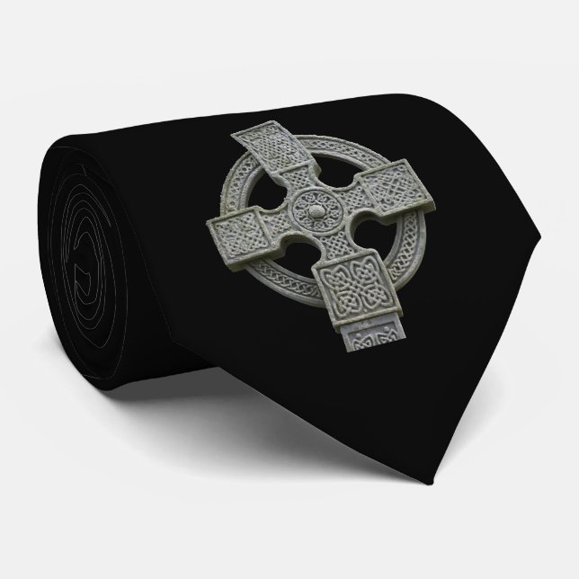 Gothic Aesthetic Celtic Kor Black Neck Tie Slips (Rullad)