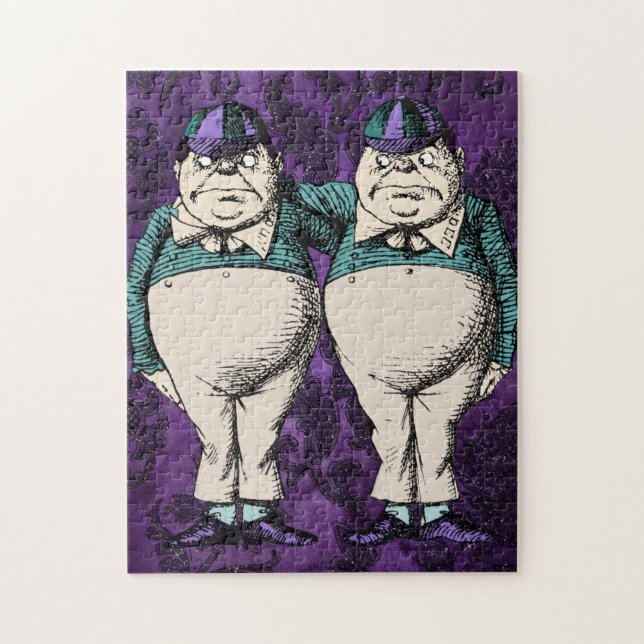 Gothic Alice V - Tweedledum och Tweedledee Puzzle Pussel (Vertikal)