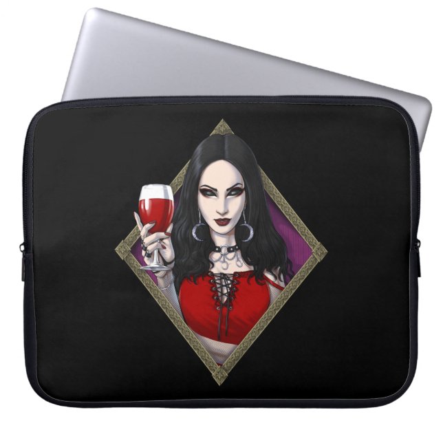 Gothic Alien Witch Laptop Fodral (Framsidan)