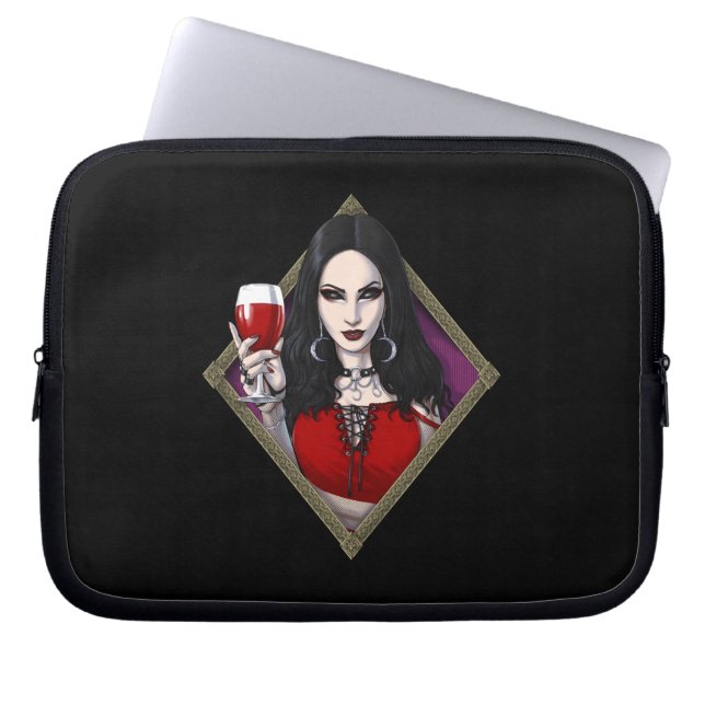 Gothic Alien Witch Laptop Fodral (Framsidan)