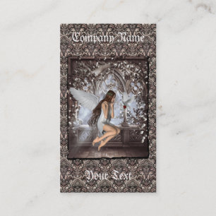 Gothic Angel och Hennes Dove Visitkort
