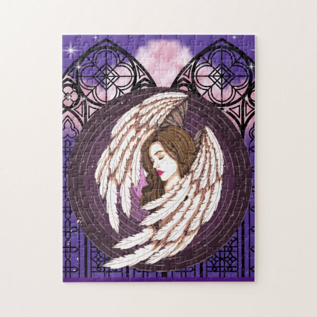 Gothic Angel Puzzle Pussel (Vertikal)
