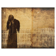 Gothic Angel Vintage Sepia Lakan Music Struktur