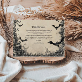 Gothic Arch Midnight Birthday Tack Kort