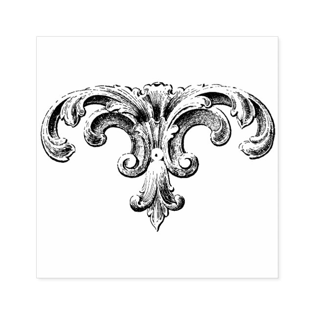 Gothic Architectural Ornament | FRIMÄRKE Stämpel (Tryck)