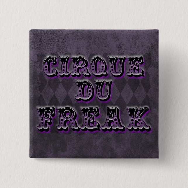 Gothic Argyle Cirque Du Freak Knapp (Framsida)