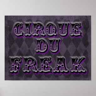 Gothic Argyle Cirque Du Freak Poster