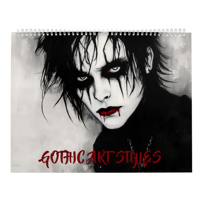 Gothic Art Styles Calendar Kalender (Omslag)