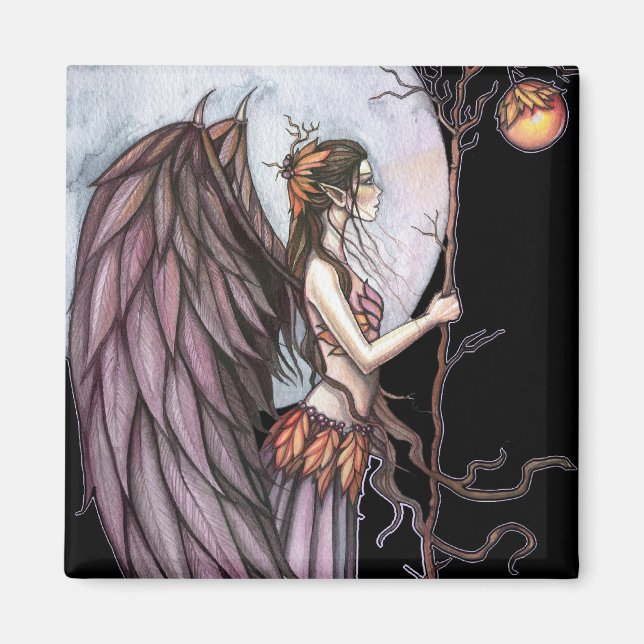 Gothic Autumn Fairy Magnet (Framsidan)