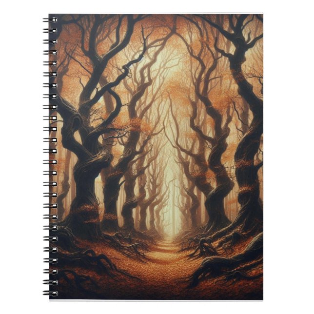 Gothic Autumn skogen Anteckningsbok (Framsidan)