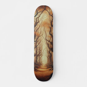 Gothic Autumn skogen Mini Skateboard Bräda 18,5 Cm