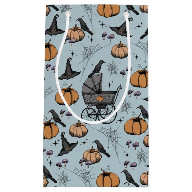 Gothic Baby Carriage Halloween Blue (Framsidan)