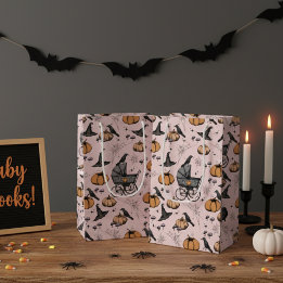 Gothic Baby Carriage Halloween Rosa