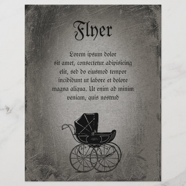 Gothic Baby Carriage Reklamblad (Framsidan)