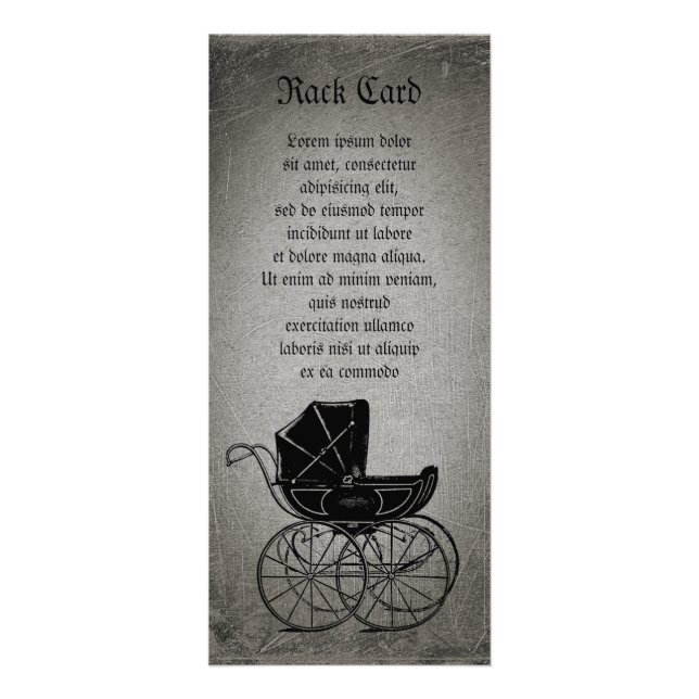 Gothic Baby Carriage Reklamkort (Framsidan)