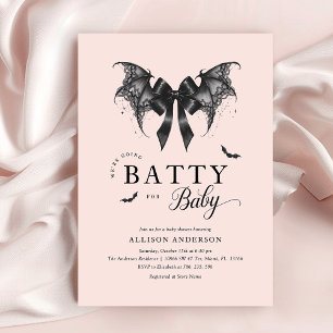 Gothic Baby Shower Halloween-inbjudan Inbjudningar