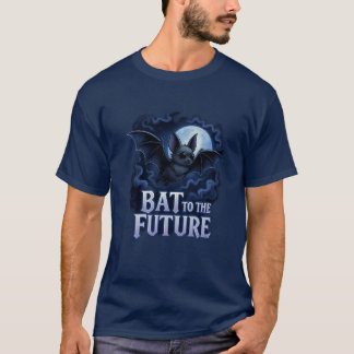 Gothic Bat Artwork - Retro Dark Humor Aesthetic T Shirt